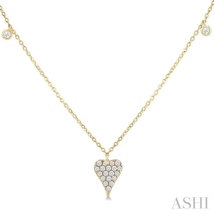 Heart Shape Diamond Fashion Necklace