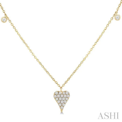 Heart Shape Diamond Fashion Necklace