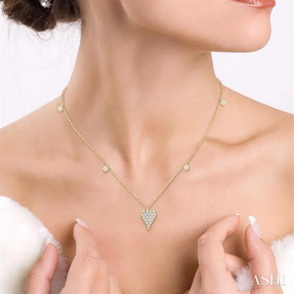 Heart Shape Diamond Fashion Necklace