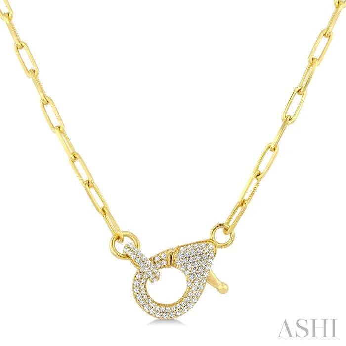 Interlock Diamond Fashion Necklace