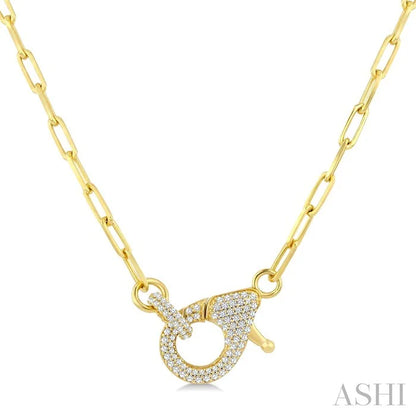 Interlock Diamond Fashion Necklace