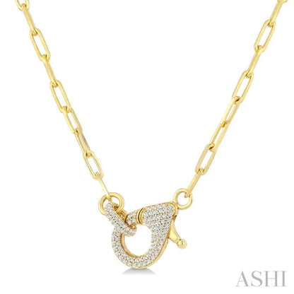 Interlock Diamond Fashion Necklace