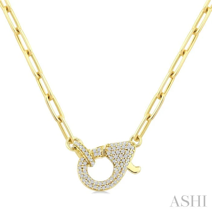 Interlock Diamond Fashion Necklace