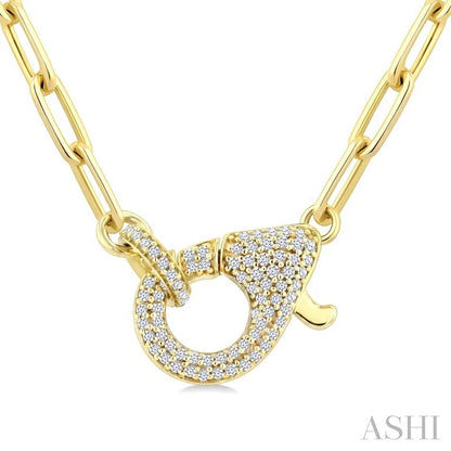 Interlock Diamond Fashion Necklace