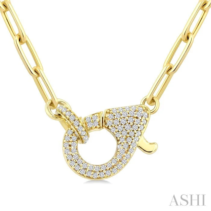 Interlock Diamond Fashion Necklace