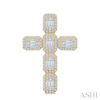 Cross Fusion Diamond Fashion Pendant