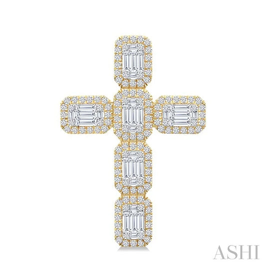 Cross Fusion Diamond Fashion Pendant