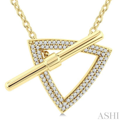 Trilliant Toggle Diamond Fashion Necklace