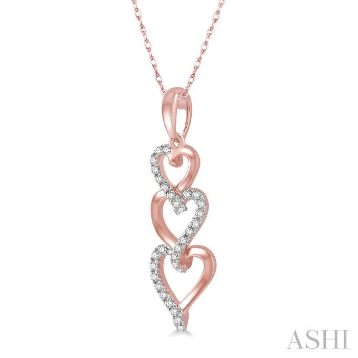 Heart Shape Diamond Pendant