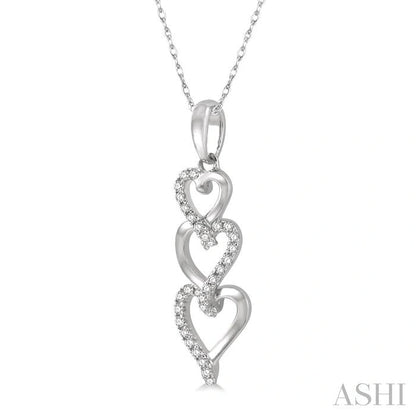 Heart Shape Diamond Pendant