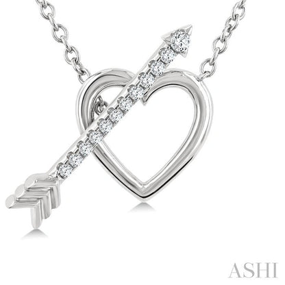 Heart Toggle Diamond Fashion Necklace