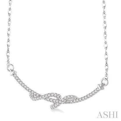 Swirl Diamond Fashion Necklace