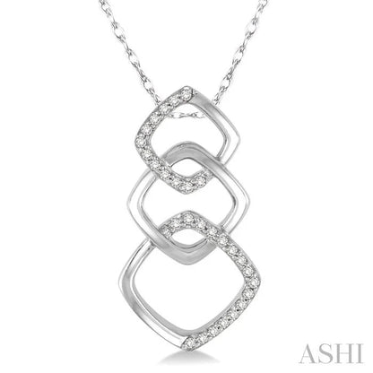 Geometric Diamond Fashion Pendant