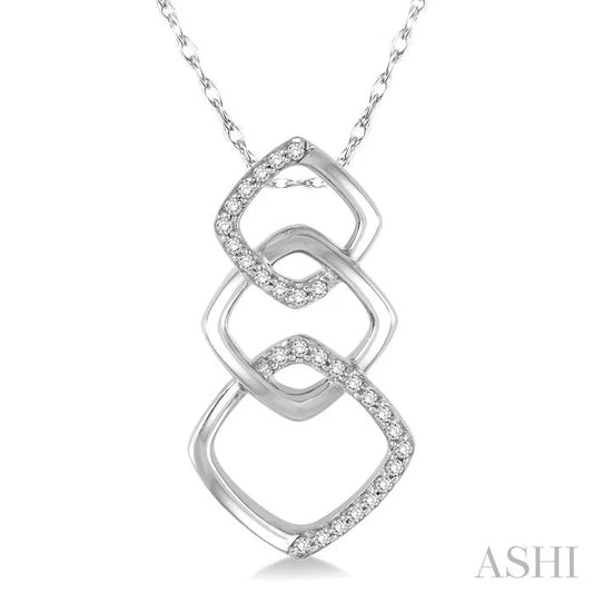 Geometric Diamond Fashion Pendant