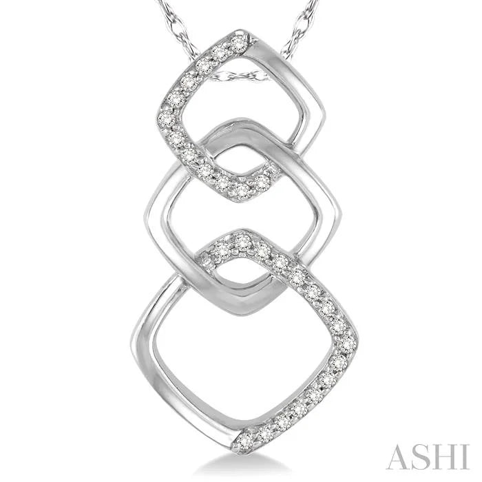 Geometric Diamond Fashion Pendant