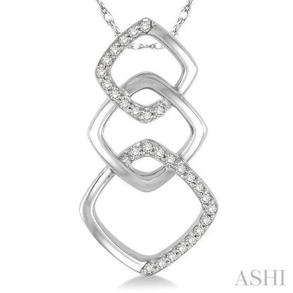 Geometric Diamond Fashion Pendant