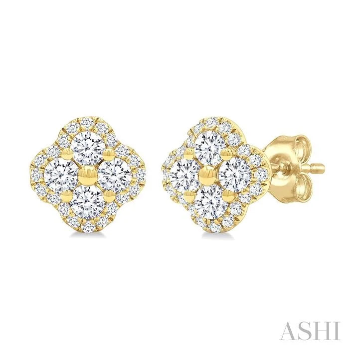 Clover Diamond Fashion Earrings