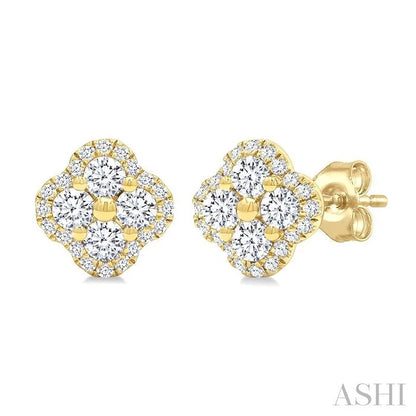 Clover Diamond Fashion Earrings