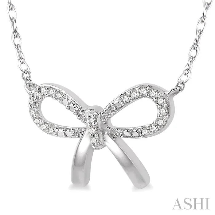 Bow Diamond Fashion Necklace