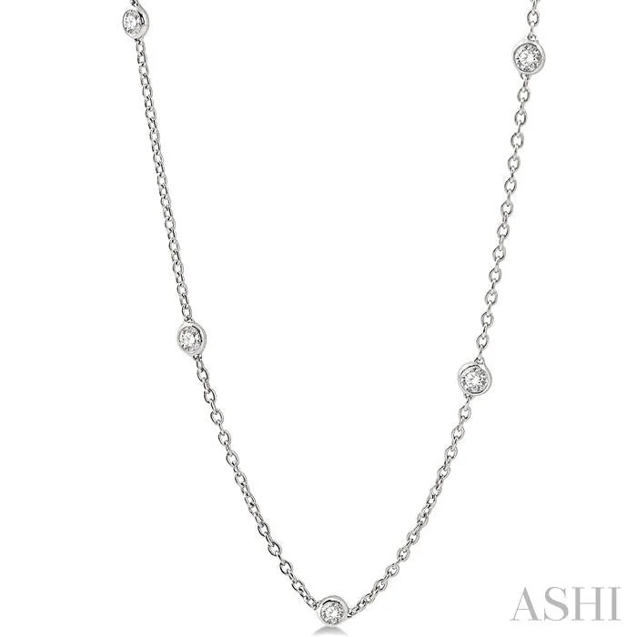 Diamond Station Necklace