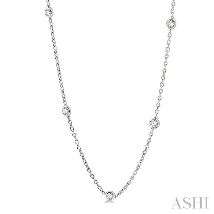 Diamond Station Necklace