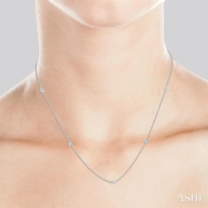 Diamond Station Necklace