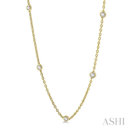 Diamond Station Necklace