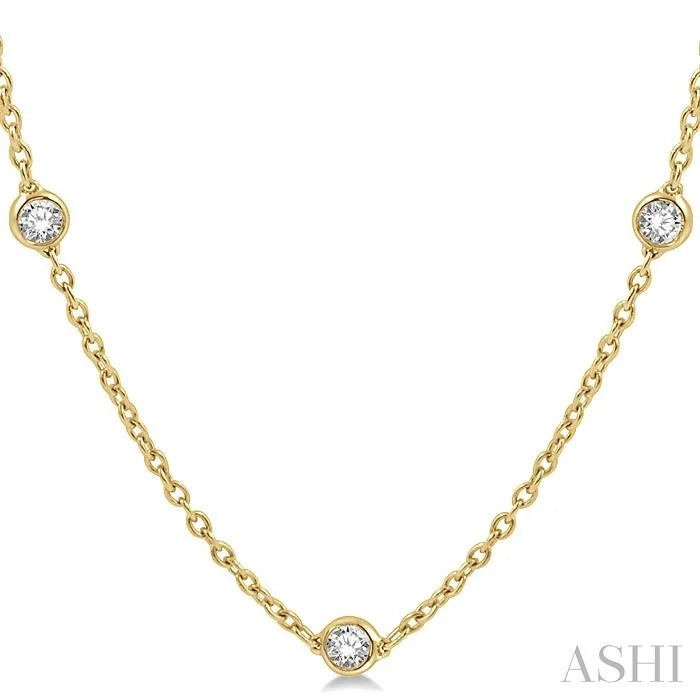 Diamond Station Necklace