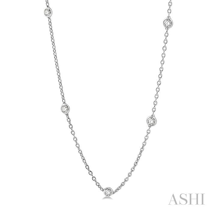 Diamond Station Necklace