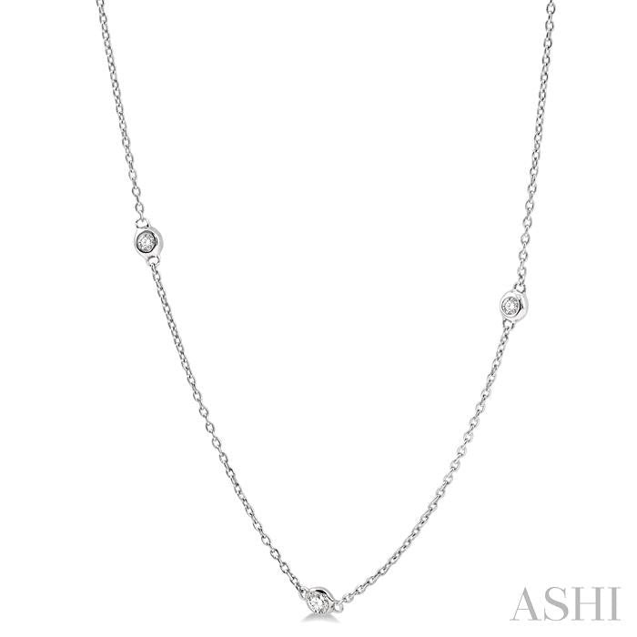 Diamond Station Necklace