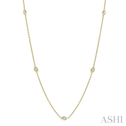 Diamond Station Necklace