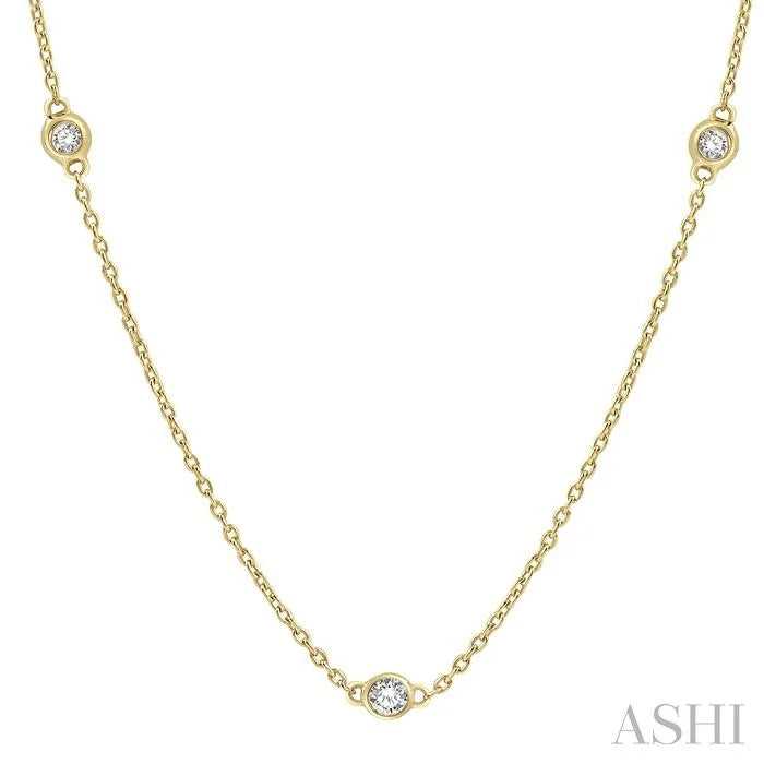 Diamond Station Necklace