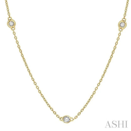 Diamond Station Necklace