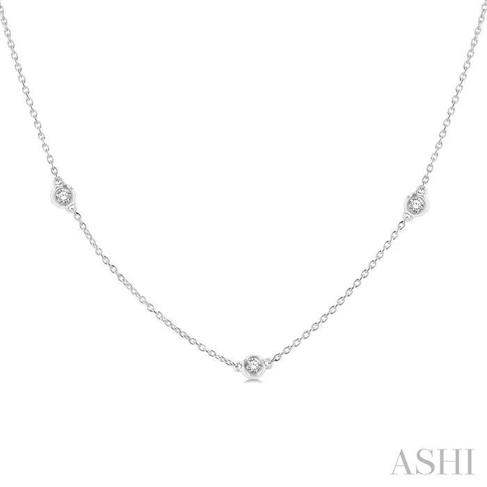 Diamond Station Necklace