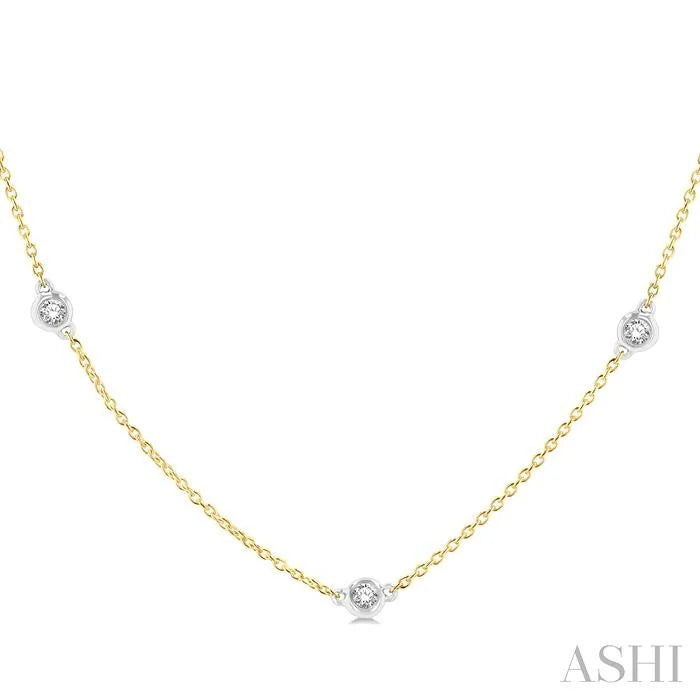 Diamond Station Necklace