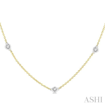 Diamond Station Necklace