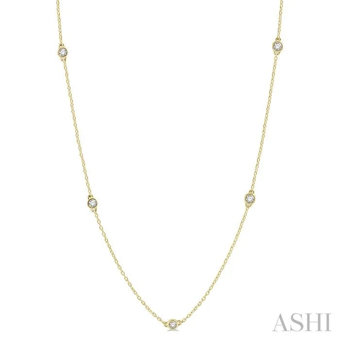 Diamond Station Necklace