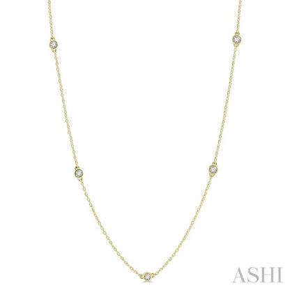 Diamond Station Necklace