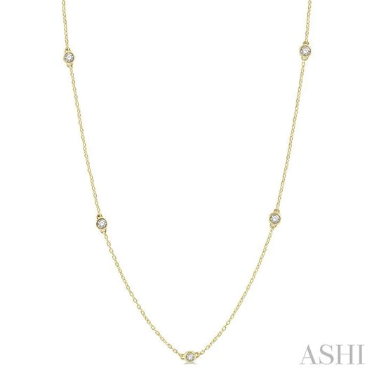 Diamond Station Necklace
