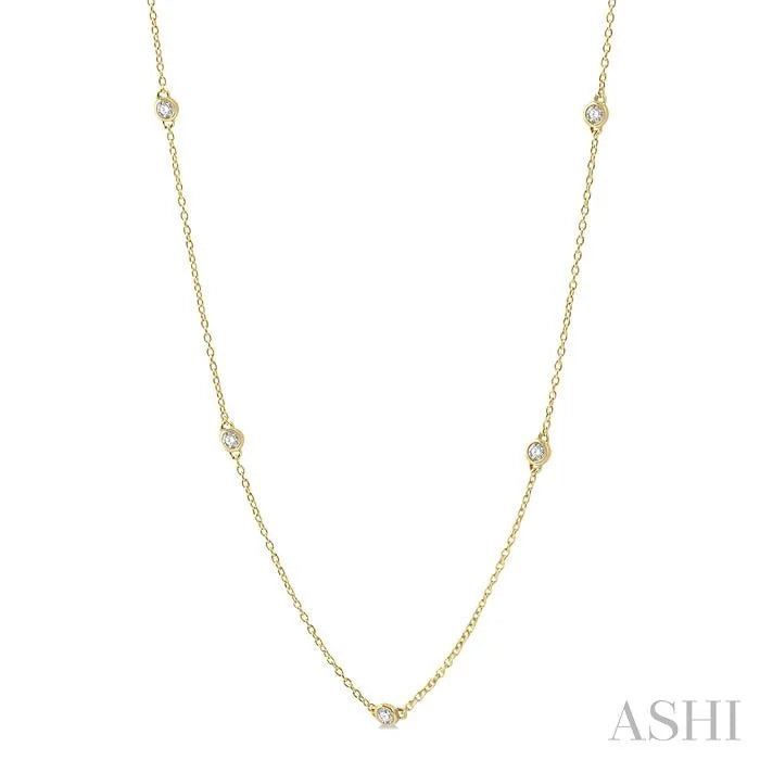 Diamond Station Necklace