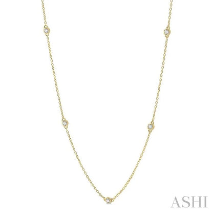 Diamond Station Necklace
