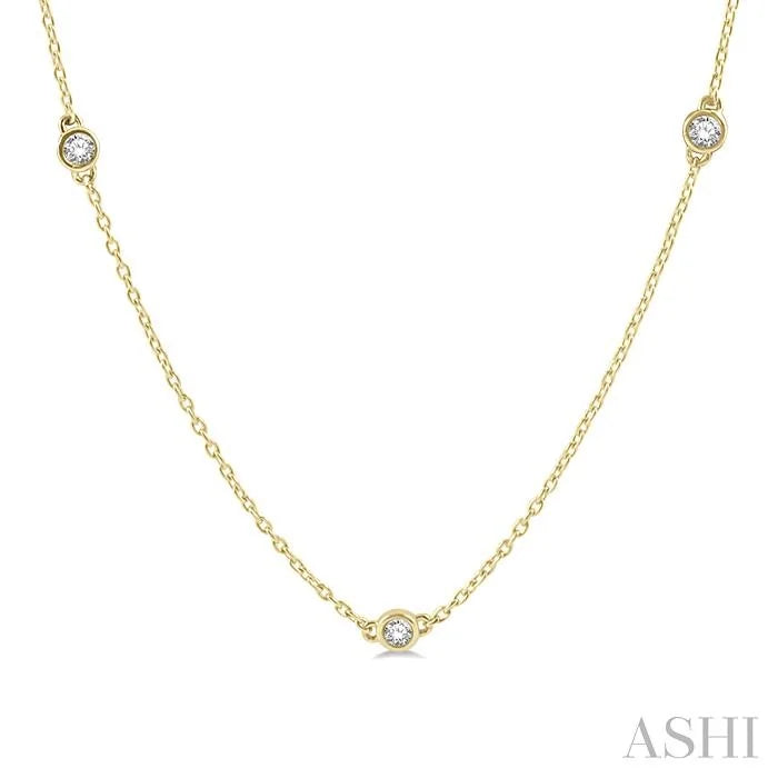 Diamond Station Necklace