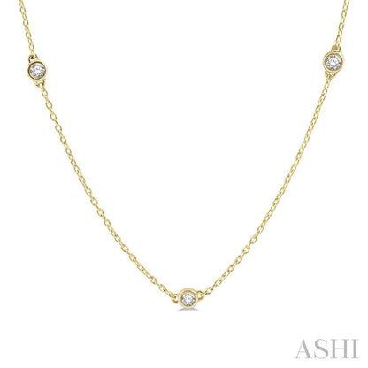 Diamond Station Necklace