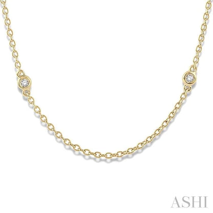 Diamond Station Necklace