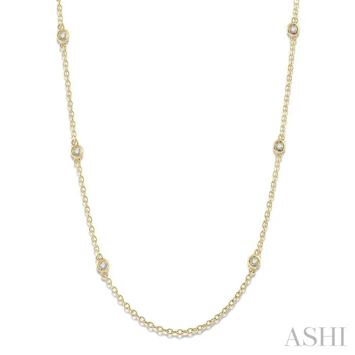 Diamond Station Necklace