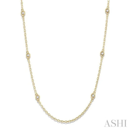 Diamond Station Necklace