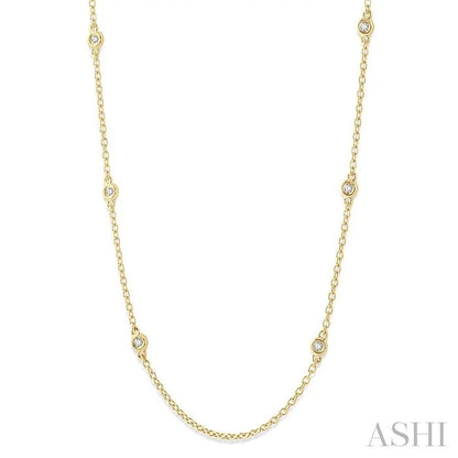 Diamond Station Necklace