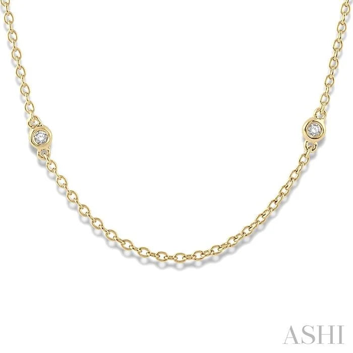 Diamond Station Necklace