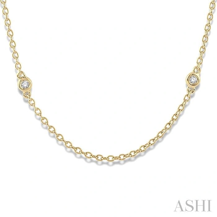 Diamond Station Necklace