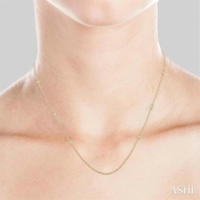 Diamond Station Necklace